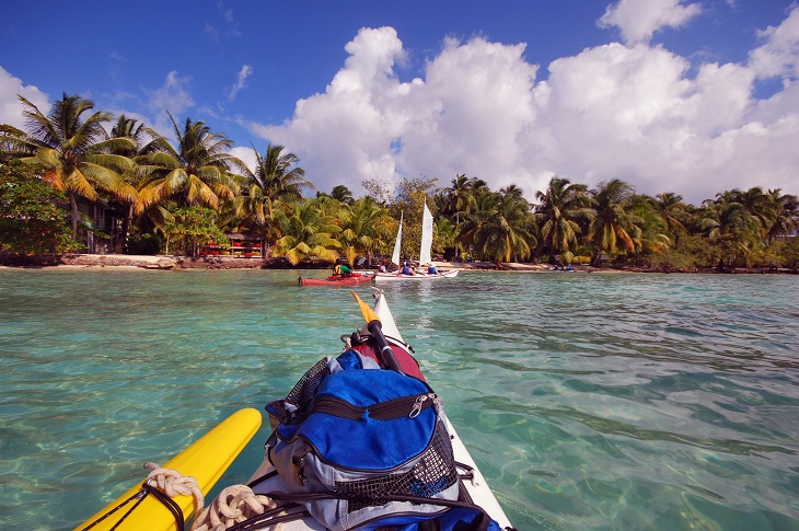 Pelican Beach in South Water Caye Belize